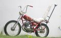 Modifikasi Suzuki Thunder 125 Perpaduan Chopper Klasik dan Low Rider