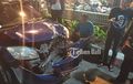 Honda XR650 Ditunggangi Bule Prancis, Dipacu Kencang Hajar Taksi, Lutut Patah