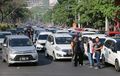 Ratusan Mobil Anggota Driver Online Datangi Kantor Gubernur Jawa Tengah, Begini Kondisinya