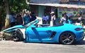 Porsche 718 Boxster S Babak Belur, Bodi Rontok di Bawah Pohon, Biaya Perbaikan Tembus Miliar