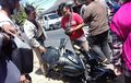 Yamaha NMAX Keropos Pas di Wajah, Kejepit Knalpot dan Ban Supra Fit, Sempat Keseret
