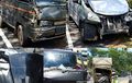 NMAX, Kijang, Xenia, dan 5 Kendaraan Diterjang Truk Tronton, Wajah Porak Poranda