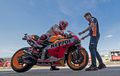 Marc Marquez Kesal Kalah dari Alex Rins di Tikungan Akhir Balapan MotoGP Inggris