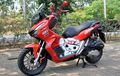 Honda ADV 150 Merah Merona, Upgrade Part Pakai Racingboy Semua