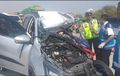 Hilang Kendali, Toyota Rush Terkoyak Hantam Truk Boks, Seorang Nenek Meninggal Dunia