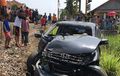Honda City Ringsek Tersambar Kereta Api, Warga Sebut Alarm Perlintasan Sudah Rusak Sebulan