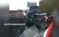 Kijang Innova Tertusuk New Camry, Kronologis Awal Terkuak, Truk Terdepan Kabur