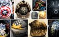 Kumpulan Desain Helm Custom, Dari Ala Black Panther, Panthera Sampai Captain America