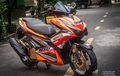 Ini Yamaha Aerox Lho, Tapi Keren Juga Dipasang Livery Milik Honda