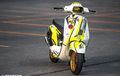 Vespa Sprint Racing Dibikin Terondol dan Sangar Siap Buat Balapan