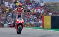 Terkuak! Makna Selebrasi Tarik Pancing Saat Marquez Menang di MotoGP Aragon