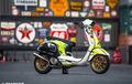 Tampil Sangar dan Keren, Vespa Sprint Ini Dimodif Buat Balapan