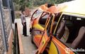 Rem Blong, Dua Orang Meninggal Dunia Akibat Isuzu Elf Rombongan Takziah Terguling