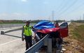 Honda HR-V Menancap di Pagar Pembatas Jalan Tol, Perwira TNI dan Istri Tewas Seketika