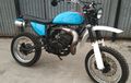 Suzuki TS125 Bosan Jadi Trail Tua, Street Tracker Jadi Tampang Barunya