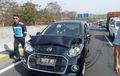 Ayla, Xenia dan Mobilio Penyok Depan Belakang, Dua Mobil Kabur, Sundulan di Tol Tembalang