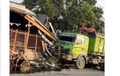 Truk Seruduk Bengkel di Tangerang, Warga Kesal, Sopir Truk Diikat di Pagar Rumah