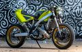 Street Lethal: Kawasaki KX500 Cafe Racer, Pakai Bodi dan Tangki Karbon