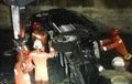 Pajero Sport Gelimpang di Kecepatan 50 Km/Jam, Loncat dan Tenggelam ke Sungai