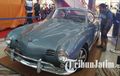 VW Karmann Ghia Low Light Bekas Pakai Soekarno Mejeng di Mall Mojokerto Bareng VW Klasik Lain