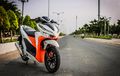 Honda Vario 150 Tampil Beda, Disisipi Warna Oranye dan Kaki Mewah