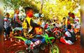 1.500 Penggemar Motor Trail Jajal Sirkuit Cikalongkulon Cianjur Dalam Rangka Hari Juang TNI