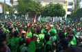 Breaking News : Ratusan Driver Ojek Online Lakukan Demo, Ini Yang Mereka Mau