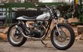 Yamaha XS650 Jadi Scrambler, Tampang Sangar, Bodi Full Aluminium