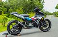 Makin Sangar, Yamaha MX King 150 Dandan Pakai Kepala Aerox dan Kaki Moge