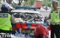 Dua Jam Melakukan Razia, Satlantas Polres Gresik Tilang 105 Kendaraan