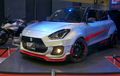 Berdampingan Bareng Motornya, Ini Dia Suzuki Swift Sport Katana Edition di Tokyo Auto Salon 2020