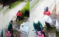 Video Viral, Naik Motor Berdua, Kambing di Jalan Main Masukin ke Karung