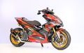 Yamaha Aerox Juara Customaxi 2020 Semifinal Bekasi, Padat Pakai Pelek XMAX Ring 15 Inci