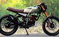 Mantap Bener... Suzuki Shogun Berubah Jadi Cafe Racer Sangar