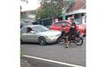 Viral Foto Mas-mas di Klaten Nyantai di Atas Suzuki Smash Sambil Cegat Honda Accord, Ini Kata Polisi