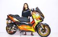 Usung Konsep Kayu dan Api, Ini Dia Yamaha XMAX Jawara Best Airbrush di Denpasar