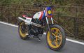 Honda FT500 Street Tracker, Indah Dengan Kelir RWB Khas Honda