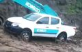 Mitsubishi Triton Tak Berkutik, Diterjang Lahar Dingin Gunung Merapi Saat di Sungai