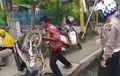 Enggak Terima Ditilang, Motor Diangkat dan Dibanting, Urusan pun Berakhir Seperti Ini