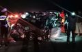 Toyota Avanza Remuk Sekujur Bodi, Kena Lampu Dim di TOL Soker, Dua Korban Tewas Ditempat