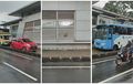 Toyota Calya, Truk dan Deretan Mobil Masuk Jalur Busway Lawan Arah, Adang Bus TransJakarta