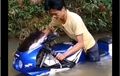 Honda CBR400RR Kirain Tercebur Sungai, 'Jerit-jerit' Sengaja Disiksa, Elus Dada