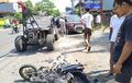Honda Vario 150 Tak Berbentuk, Berantakan Terseret Truk, Berawal Manasin Mesin