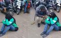 Tangisan Pilu Driver Ojol Wanita, Ditinggal Ambil Orderan Motor Malah Raib, Lemas Sampai Duduk Selonjor