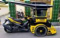 Aerox Dimodifikasi Roda Tiga, Bagian Depannya Tiru Sport Car. Jadi Aerox Becak Bumbelbee Nih!