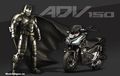 Adopsi dari Baju Besi yang Dipakai Batman, Ini Sosok Honda ADV 150