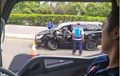 Toyota Innova Ringsek, Bodi dan Pintu Kiri Hancur Parah, Kejadian di Tol Jakarta-Tangerang