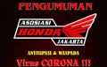 Cegah Penyebaran Covid-19, Kegiatan Komunitas yang Tergabung Dalam Asosiasi Honda Jakarta Dihentikan