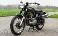 Triumph T140 Dirombak Sedikit Langsung Berubah Jadi Scrambler Keren