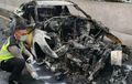 Mengenaskan, Seperti Ini Kondisi Terakhir Nissan GT-R Setelah Terbakar di Tol Jagorawi. Wakil Jaksa Agung Tewas